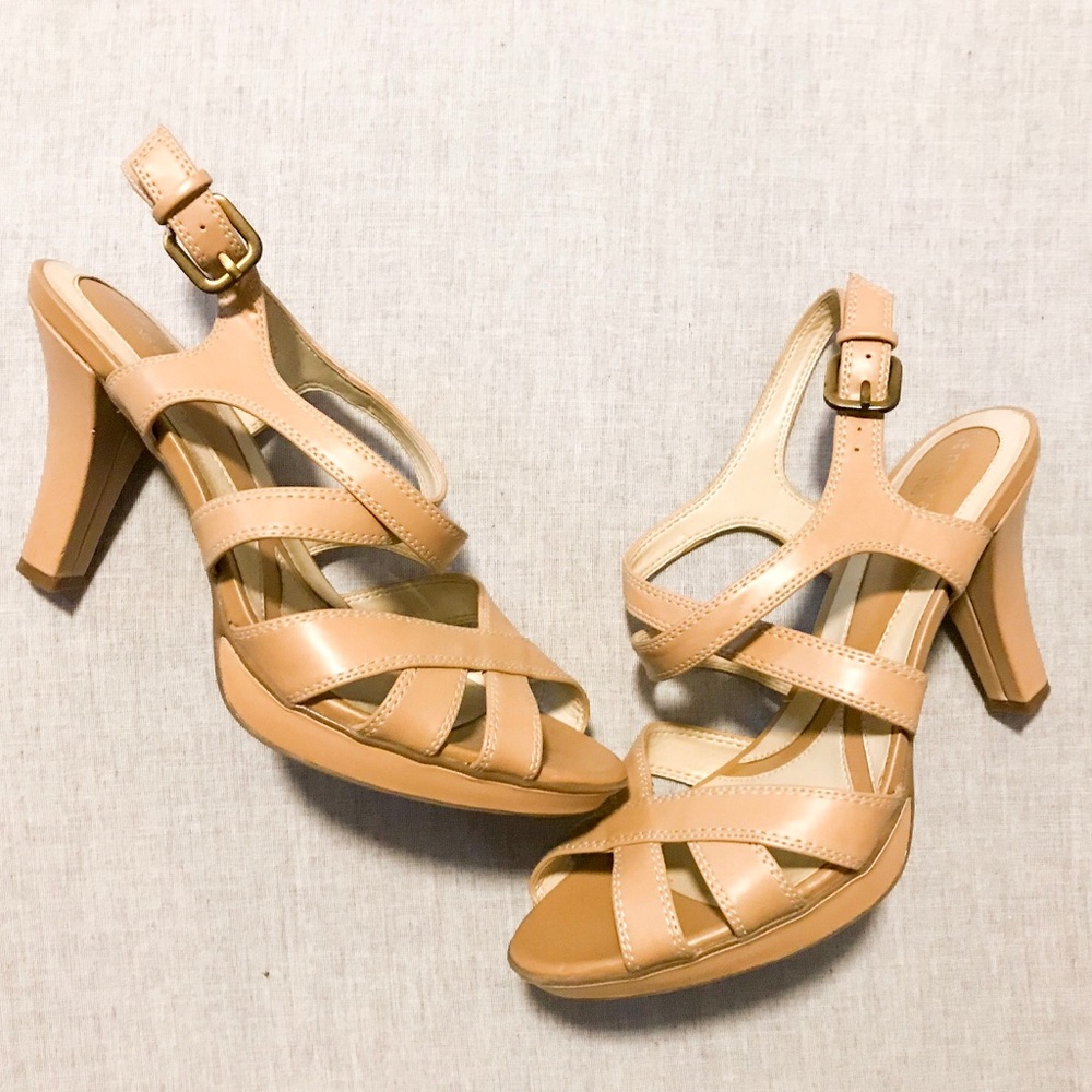 Nude Strappy Heels